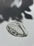 VINTAGE FREE-FORM GLASS ASHTRAY MEDIUM