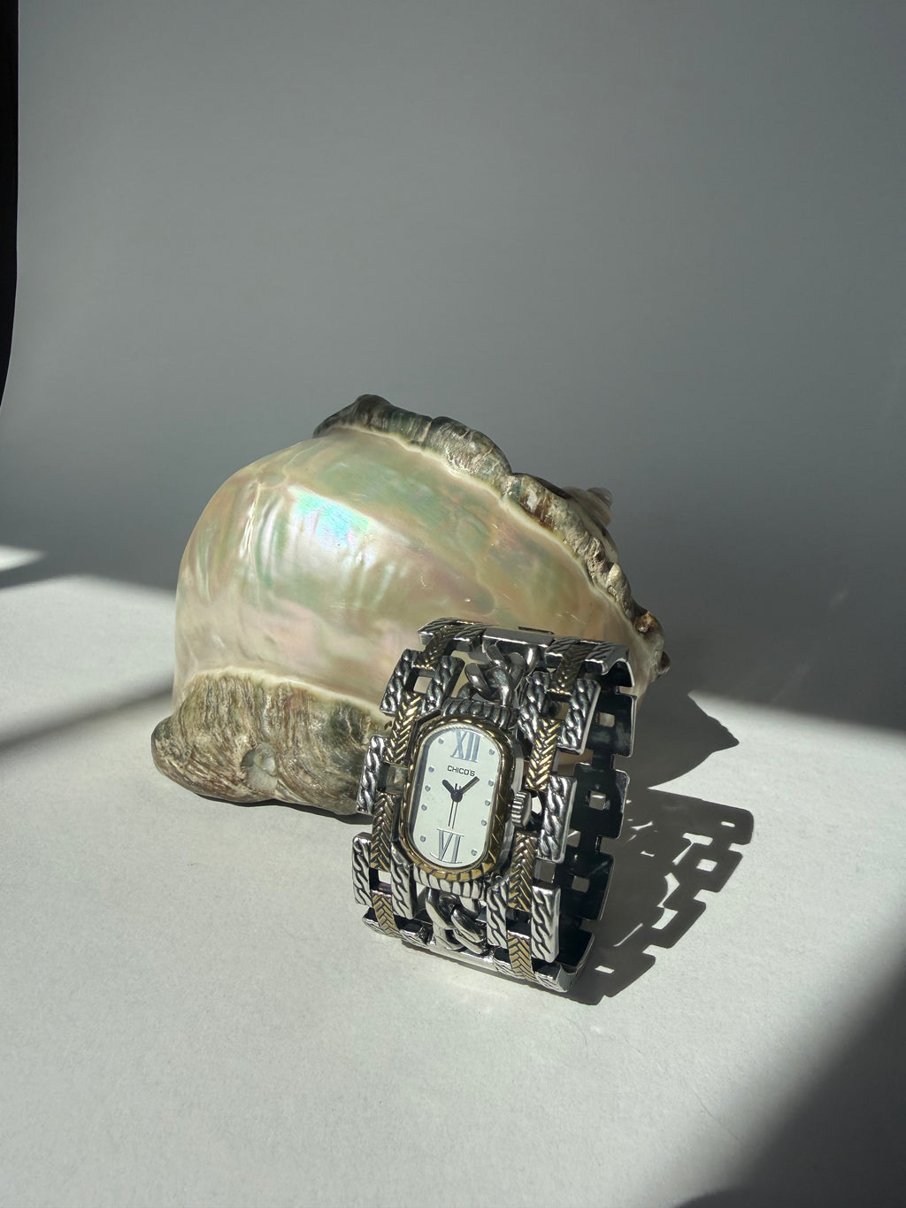 WESTERN CHAIN BANGLE WATCH