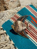 VINTAGE BRASS LARGE FISH BROOCH PIN